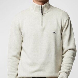 Rodd & Gunn Merrick Bay Quarter Zipp Sweater Off White